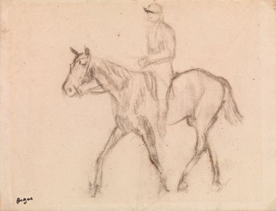 Homem a Cavalo de Edgar Degas