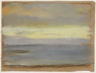 Mar, Pôr-do-sol de Edgar Degas