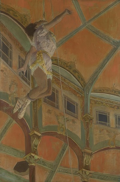 Miss La La no circo Fernando. 1879 de Edgar Degas