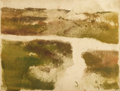 Paisagem montanhosa de Edgar Degas