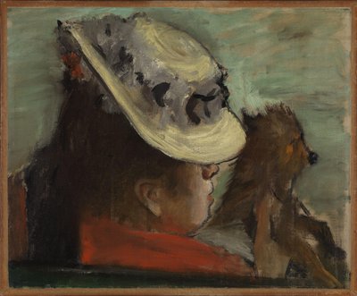Norueguês Bokmål:  Dame med hund Senhora com um cão de Edgar Degas