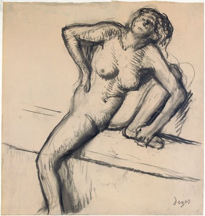 Agora, final da década de 1890 de Edgar Degas