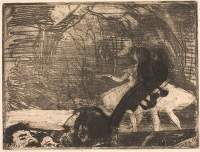 Em palco de Edgar Degas