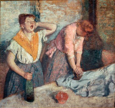 Engomadores de Pintura de Edgar Degas