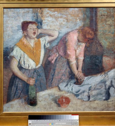 Pinturas de Edgar Degas (1834-1917). 1884/86. Sol. 0,76 x 0,81 m. Paris, Musee d
