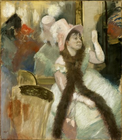 Retrato depois de uma bola de fantasia de Edgar Degas