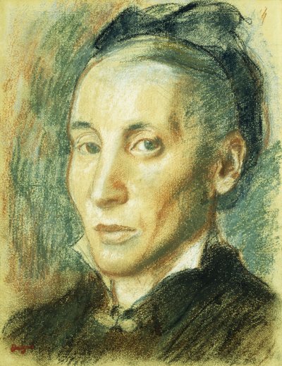 Retrato de uma mulher, 1881-85 de Edgar Degas