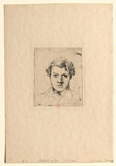 Retrato do irmão do artista (René Degas) de Edgar Degas