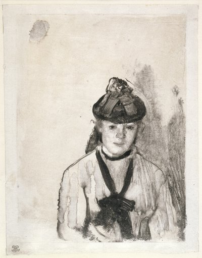 Retrato de Ellen Andrée, c.1876 de Edgar Degas