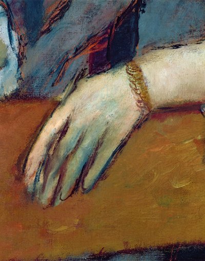 Retrato de Helene Rouart (1886) (detalhe) de Edgar Degas