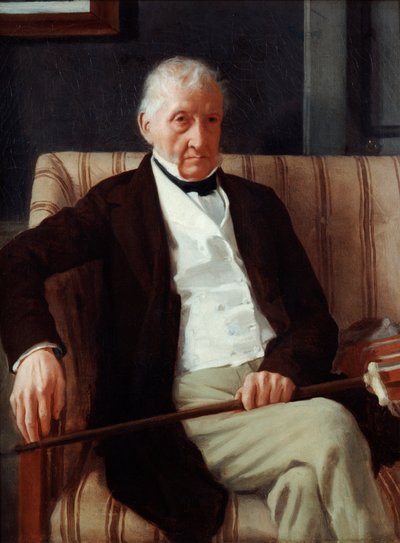 Retrato de Hilaire de Gas, avô do artista, 1857 de Edgar Degas