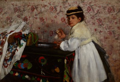 Retrato da Srta. Hortense Valpinçon de Edgar Degas