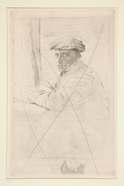 Retrato do Engraver Joseph Tourny de Edgar Degas