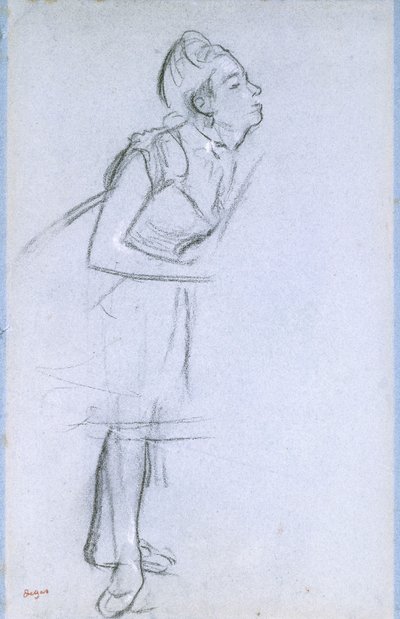 Perfil de um dançarino, de Edgar Degas