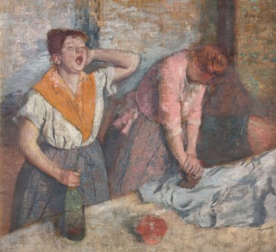 Repasseuses The Ironers, ca 1884-1886. de Edgar Degas
