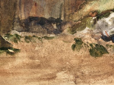 Rochas em Bagnoles-De-L "Orne de Edgar Degas