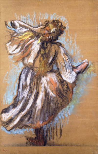 Dançarino russo, 1895 de Edgar Degas