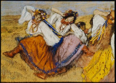 Dançarinos russos, c.1895 de Edgar Degas
