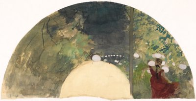 Cantora num café-jardim parisiense de Edgar Degas