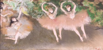 Cena de balé, c.1879 de Edgar Degas