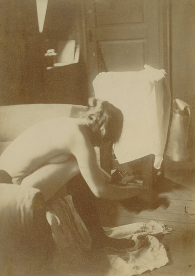 [Nu sentado]. de Edgar Degas