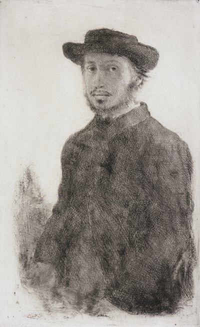 Autorretrato de Edgar Degas