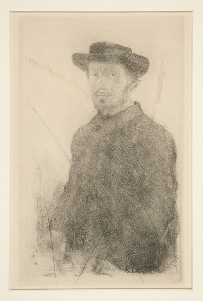 Auto-Retrato, 1857 de Edgar Degas