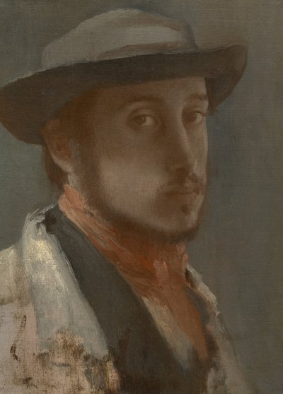 Auto-retrato, c.1857 -58 de Edgar Degas