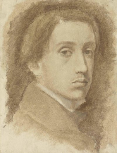 Auto-retrato, ca 1854. de Edgar Degas