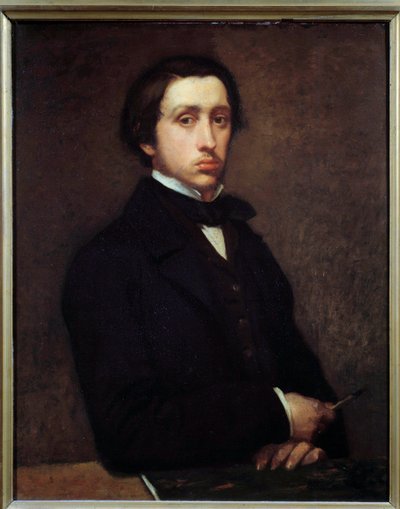 Auto-Retrato ou Degas em Retrato Pintura de Edgar Degas (1834-1917) 1855 Sol. 0,81x0,64 m Paris, musee d