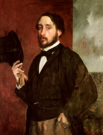 Auto-retrato, c.1862 (óleo sobre tela) de Edgar Degas