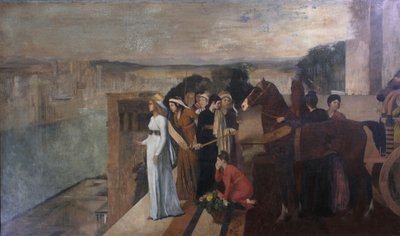 Edifício Semiramis Babylon, 1861 de Edgar Degas