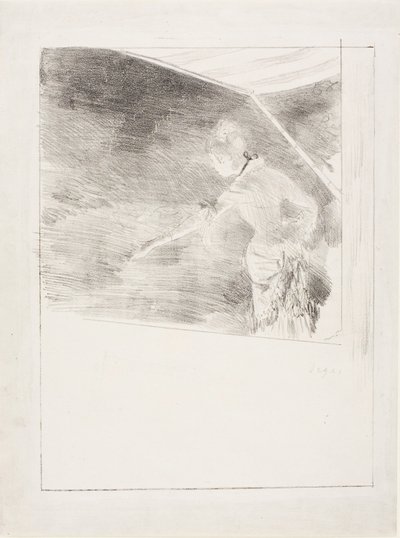 Cantor num Café-Concerto de Edgar Degas