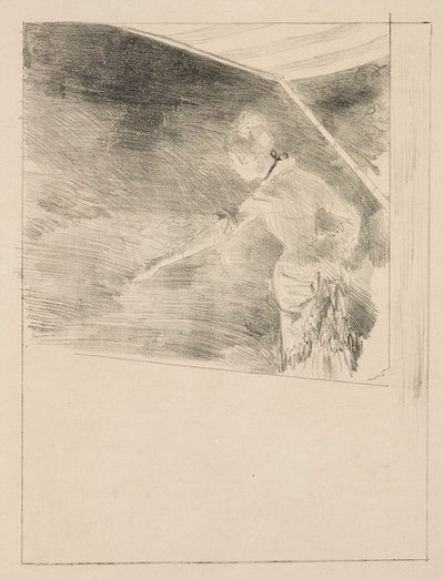 Cantor no Café-Concerto de Edgar Degas