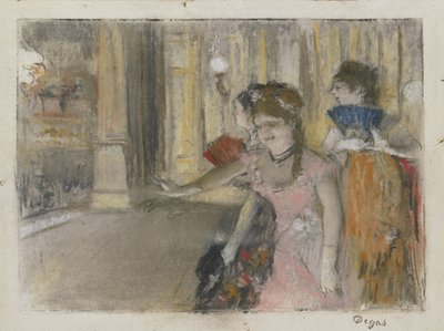 Cantores no palco, 1877-79 de Edgar Degas