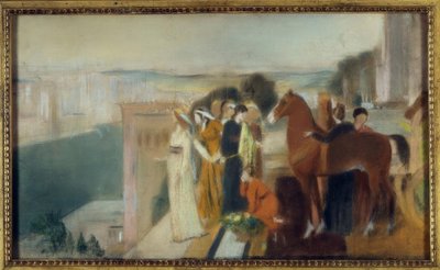 Semiramis construindo Babilônia de Edgar Degas