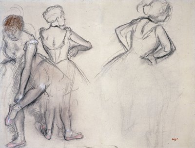 Estudo de Dançarinos; Estudo de Dançarinos, de Edgar Degas