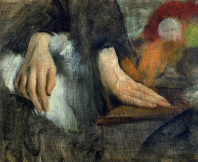 Estudo das Mãos, 1859-60 de Edgar Degas
