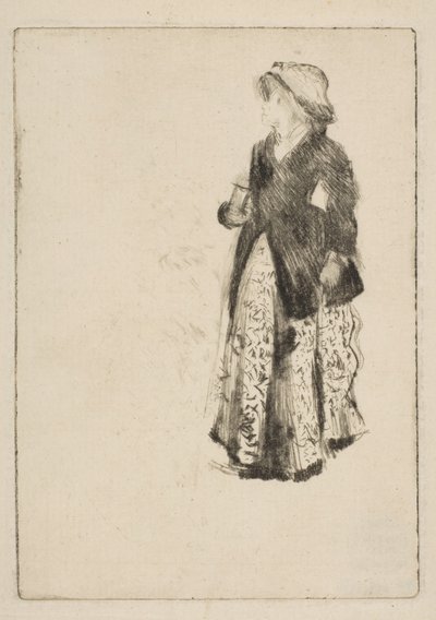 A atriz Ellen Andrée, 1879. de Edgar Degas