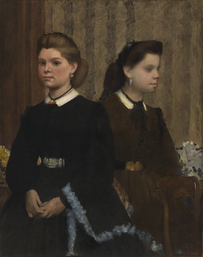 As irmãs Bellelli (Giovanna e Giuliana Bellelli) de Edgar Degas