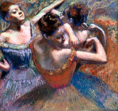 Os Dançarinos, 1899 de Edgar Degas