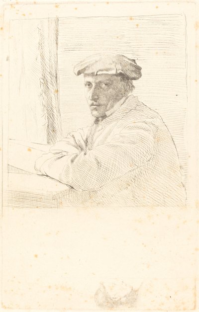 O gravador Joseph Tourny O gravador Joseph Tourny, 1857. de Edgar Degas