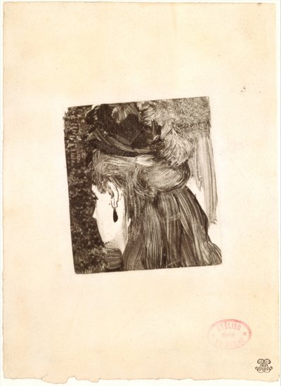 O brinco Jet, 1876-77. de Edgar Degas