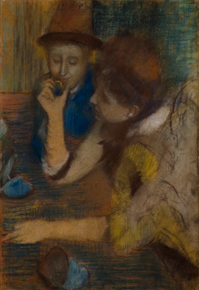 As Jóias, c.1887 (pastel sobre papel) de Edgar Degas