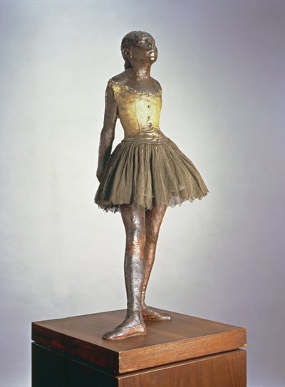 The Little Dancer 1921 (bronze policromado, fita de cetim e madeira) de Edgar Degas