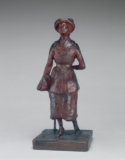 A estudante andando na rua, c. 18801881. de Edgar Degas
