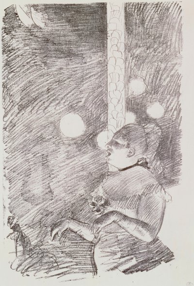 A Canção do Cão, 1876-77 de Edgar Degas