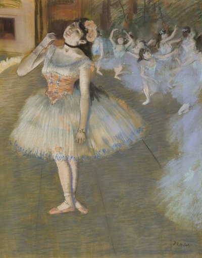 A estrela, 1879-81 de Edgar Degas