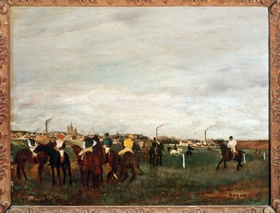 As corridas (óleo sobre tela) de Edgar Degas