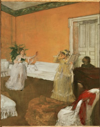 O ensaio da canção (óleo sobre tela) de Edgar Degas